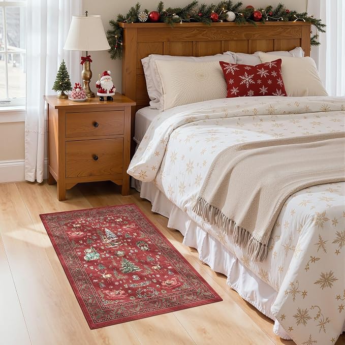 Christmas Living Room Area Rug 2x3 - Image 2