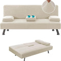 H.VERSAILTEX 4 Pieces Stretch Futon Covers Sofa Bed Slipcover by HVERSAILTEX