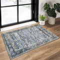 KUTA Vintage 2x3 Rugs for Entryway, Non-Slip Washable Kitchen Rugs & Indoor by KUTA