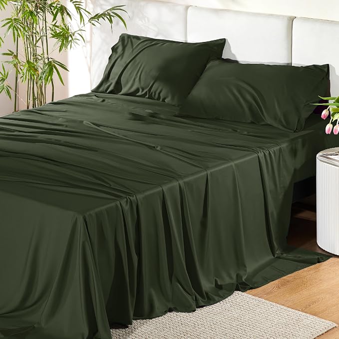 Bedsure King Size Sheets Set, Cooling Sheets by BEDSURE