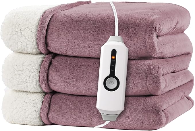 Electric Heated Blanket 72"x84" Full Size by RALYSUN