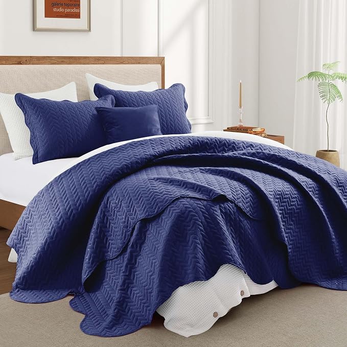 IR Imperial Rooms King Quilt Bedding Set Size + 2 Pillow Shams - Image 3