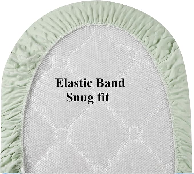 Dot Bassinet Sheet Set 2 Pack Stretch Fitted Cradle Sheets, Ultra Soft - Image 6