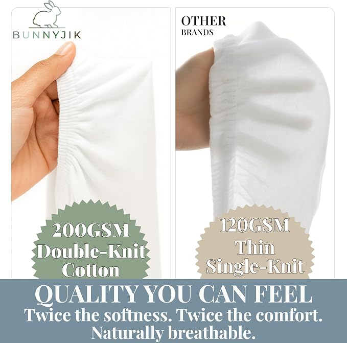 GOTS 100% Organic Bassinet Sheets - Image 3