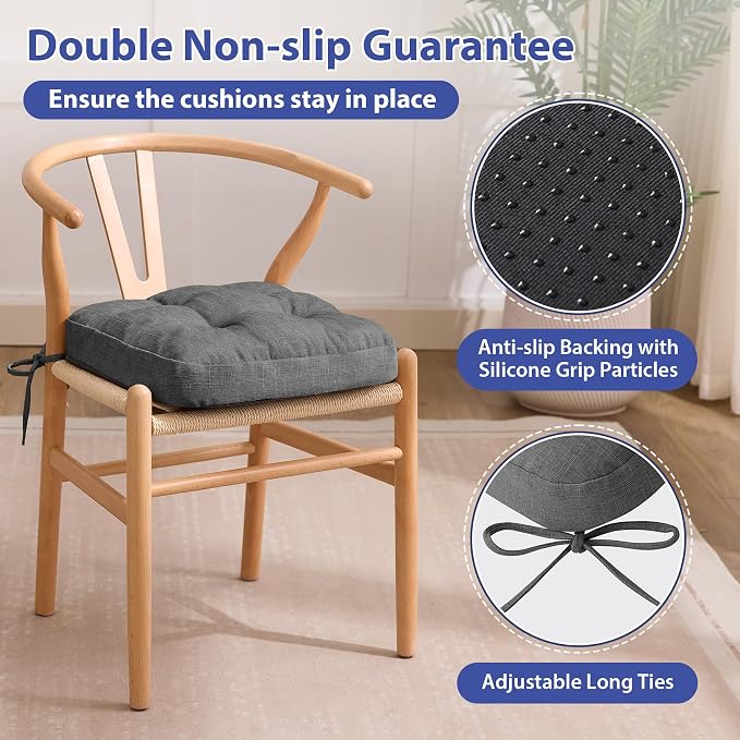 Chair Cushions for Dining Chairs, Dining Chair Cushions, Tufted Indoor Chair - Image 4