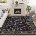 Rugcomf Area Rugs 8x10 Rug for Living Room Clearance Washable Boho Area Rug Non by Rugcomf