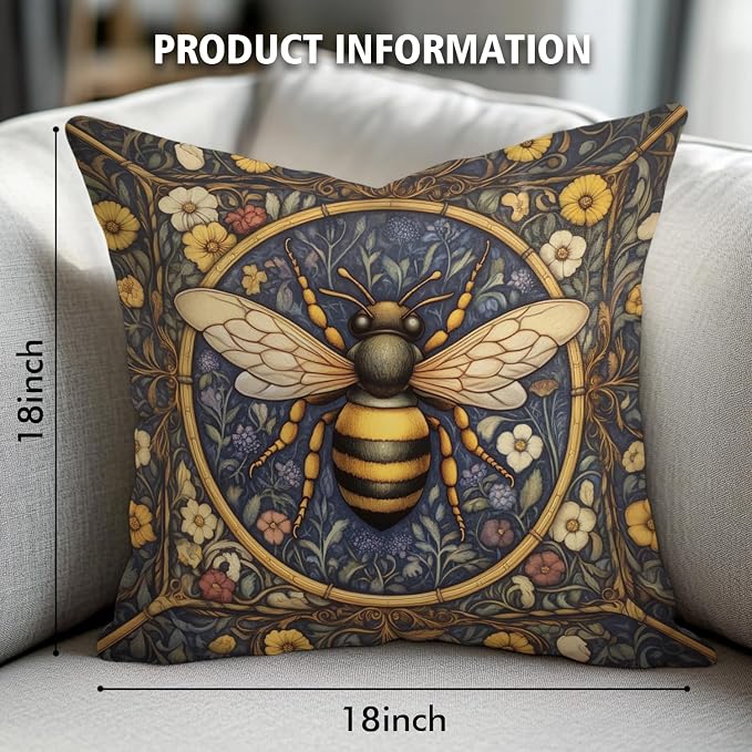 YOU FOUND ME William Morris Abstract Vintage Floral Velvet Butterfly Design - Image 3