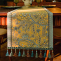 13×72 Inch Table Runner, Retro-Luxury Tassels Series by Unknown