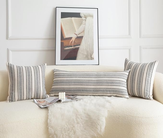 Decorative Boho Lumbar Pillow Covers, Modern Farmhouse Couch Pillowcase - Image 5