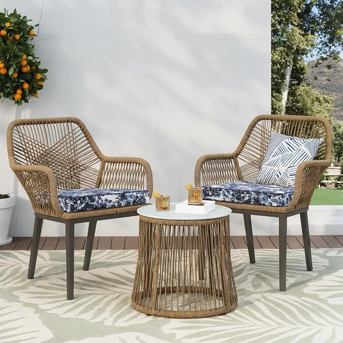 Favoyard Outdoor Chair Cushion 19 x 19 x 3 In Waterproof Pattern Fade Resistant - Image 6