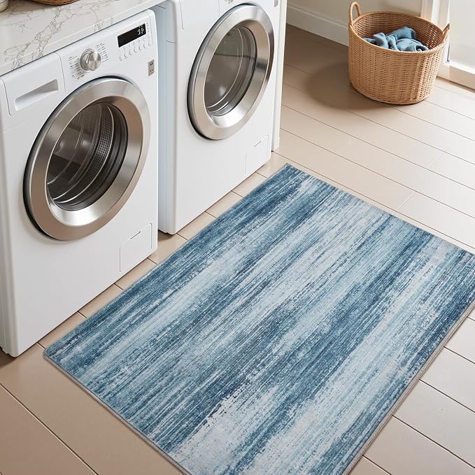 PADOOR Modern Abstract Entryway Rug - Image 2
