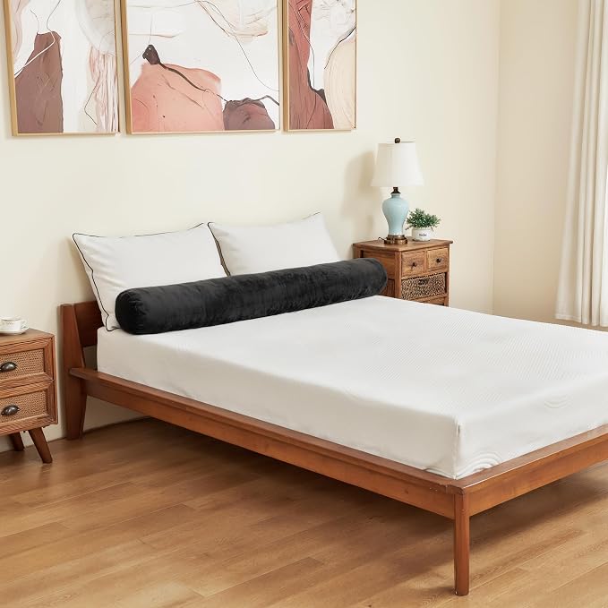 SyMax 7.8"x60" Body Pillow for Queen Bed, Bolster w/Removable Polyester Cover - Image 10