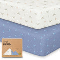 KeaBabies 2-Pack Baby Crib Sheets by KeaBabies