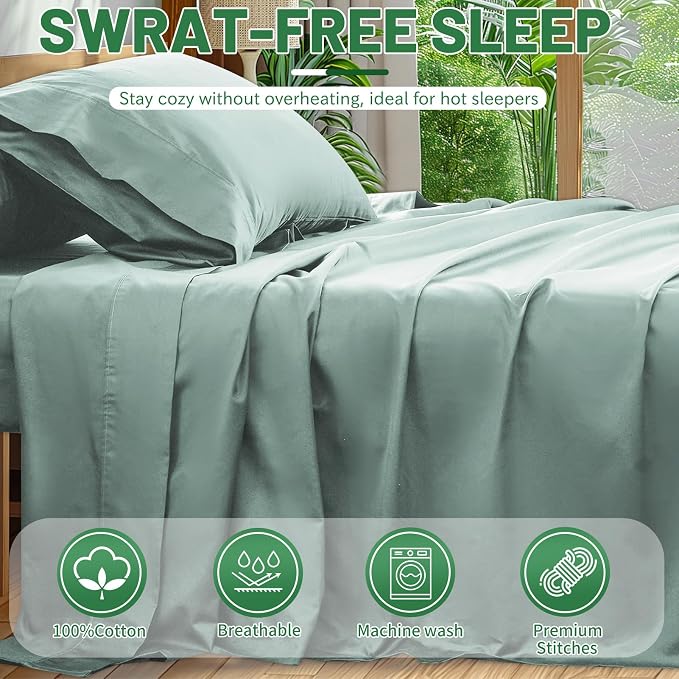 Extra Deep Pocket California King Sheets 18-24 Inch 1000 Thread Count 100% - Image 6