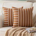 Caflife Boho Throw Pillow Covers 20x20 Set of 2 Soft Farmhouse Decorative Couch by Caflife
