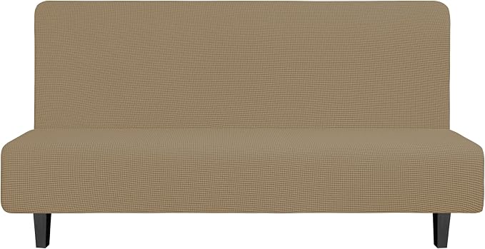 Easy-Going Stretch Futon Slipcover Armless Futon Bed Cover Furniture Protector by Easy-Going