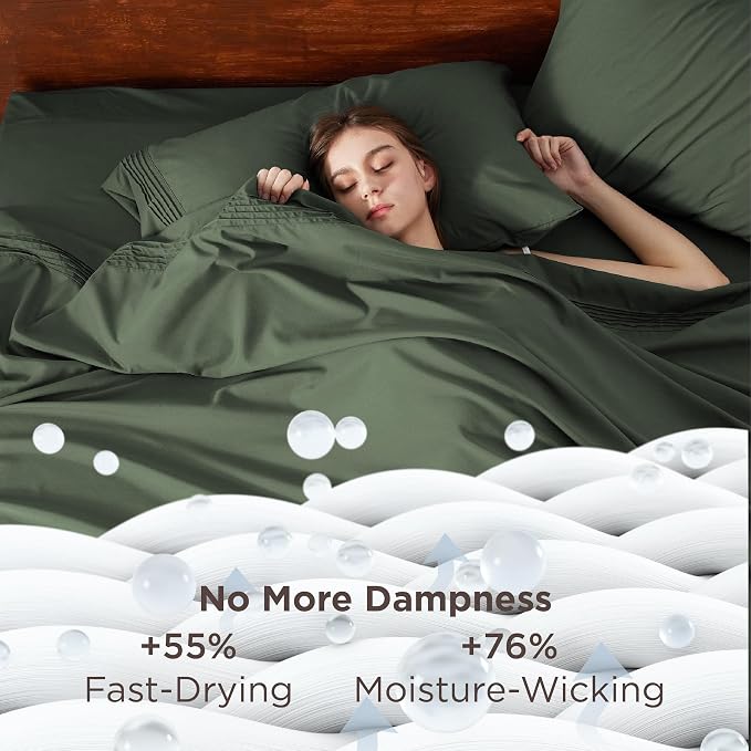 Bedsure Deep Pocket Queen Sheets Set - Image 3