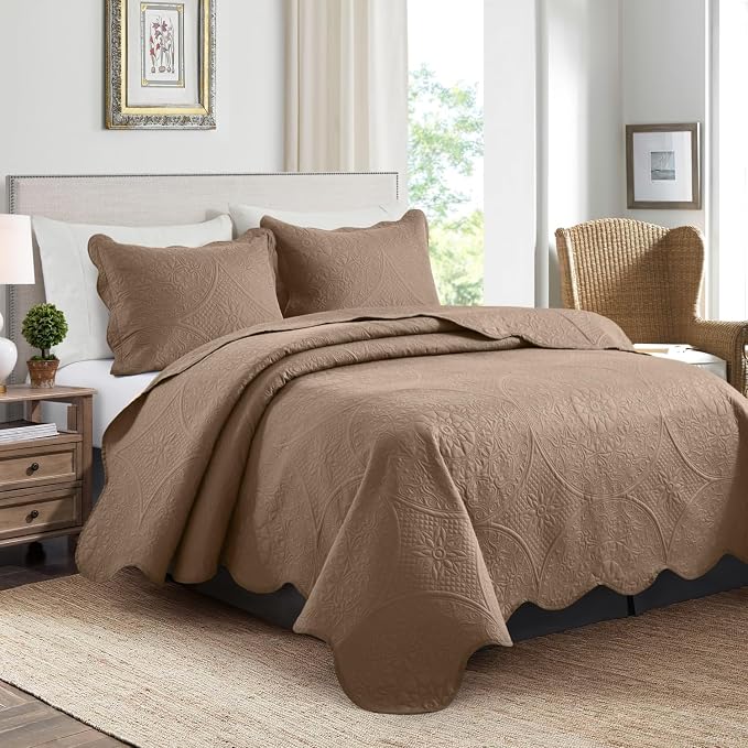 IR Imperial Rooms Twin Quilt Bedding Set Size + 1 Pillow Shams - Image 3