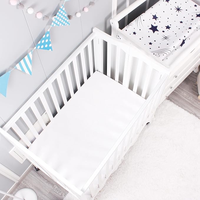 Belsden Pack of 3 Mini Crib Sheet Set, Pack N Play Sheet Set - Image 3