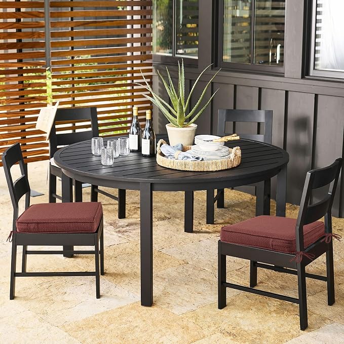 Outdoor Square Corner Seat Cushion, Non Slip Seat Cushion Pads - Image 2