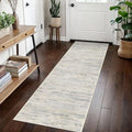 2x7 Modern Abstract Runner Rug for Hallways, Non-Shedding Washable Rug for by SiiloomRug