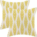 BETGINY Yellow Boho Pillow Covers 18 x 18 Inch Pack of 2, Bohemian Ethnic by BETGINY