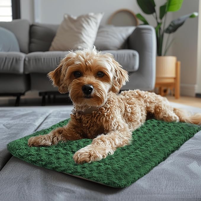 Washable Dog Bed Plush Orthopedic Outdoor Crate Mat - Image 6