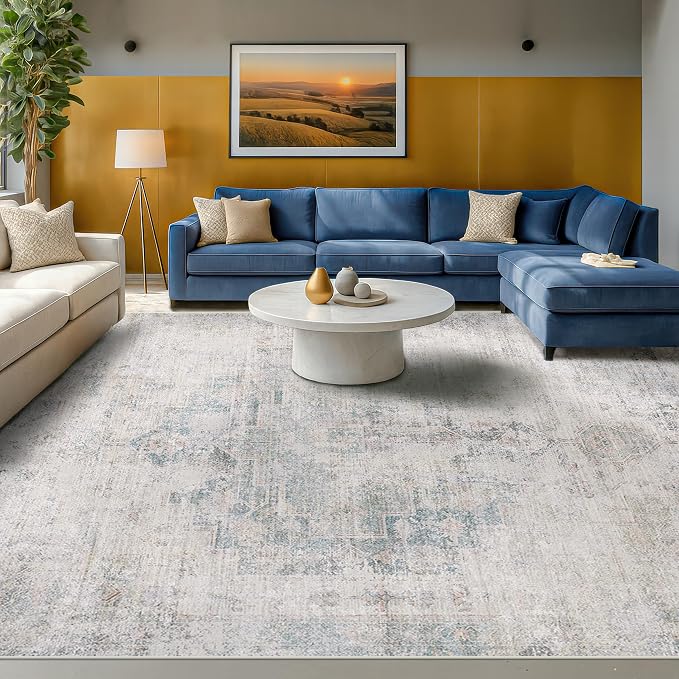 Modern Living Room Rug by HazoHaus