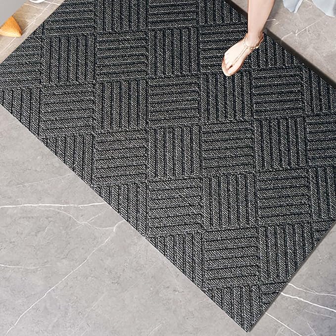 jxgzyy Commercial Front Door Mat 3'11" x 2'8", Non-Slip Indoor Outdoor Doormat by jxgzyy