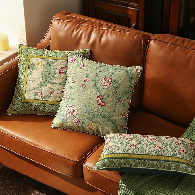 patdrea Designer Pack of 2 Rectangle Throw Pillow Covers, French Vintage Rustic - Image 8