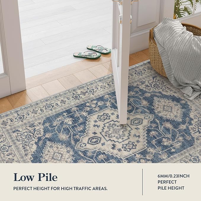 Lahome Oriental Hallway Runner Rug Non Slip, 2x8 Washable Runners - Image 6