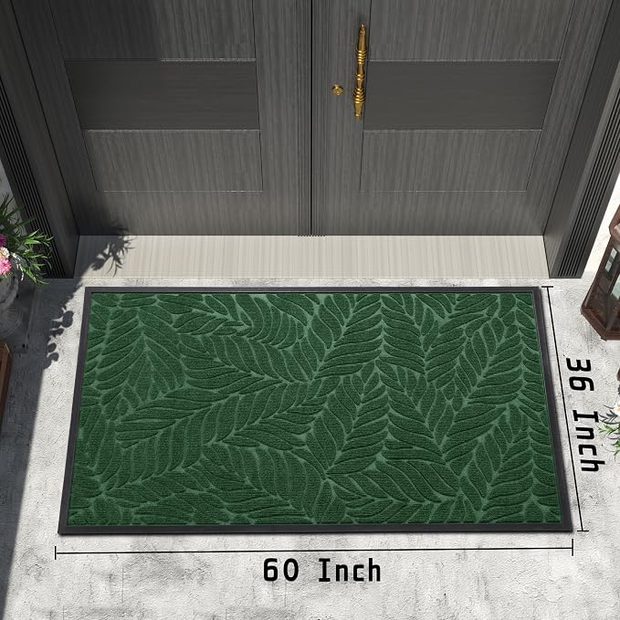 Yimobra 60x36 Large Door Mat Outdoor Indoor, All-Season Waterproof Door Mat - Image 2