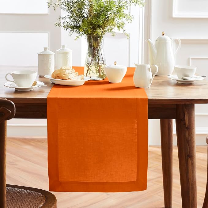 Solino Home Linen Table Runner 60 Inches by SolinoHome