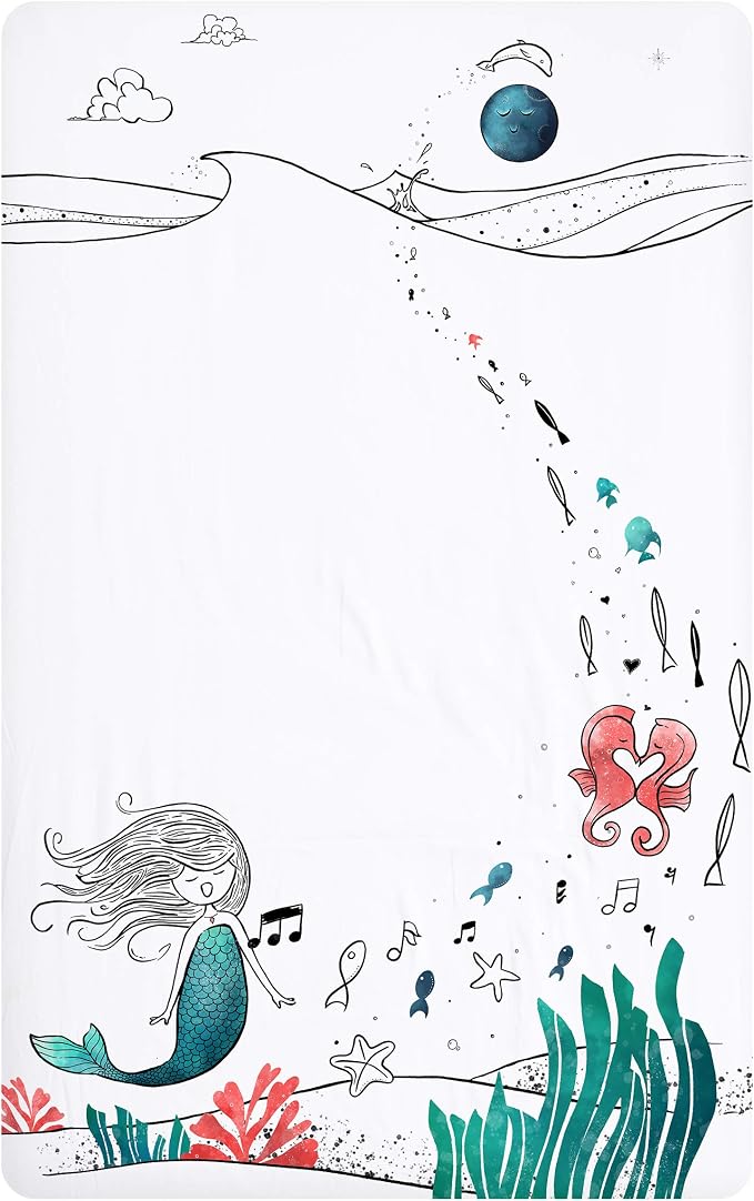 JumpOff Jo - Fitted Mini Crib Sheet - Image 3