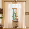 MAIHER 102 Inches Long Pinch Pleat Sheer Curtains 8.5ft by MAIHER