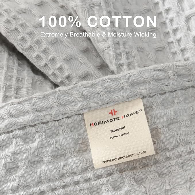 100% Cotton Waffle Queen Blanket - Image 3