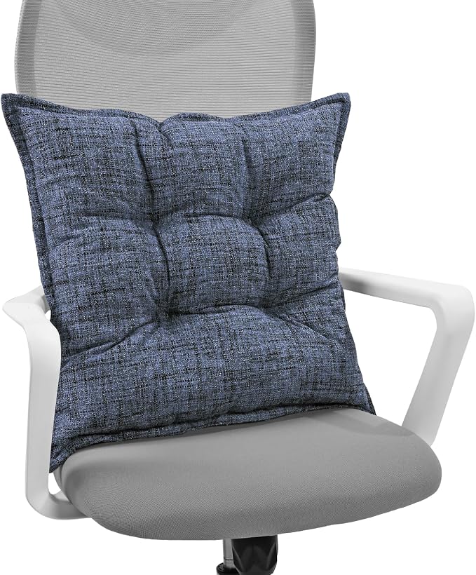 SINSOSSO Large Floor Pillow 22", Thickened Bite-Size Memory Foam Square - Image 7