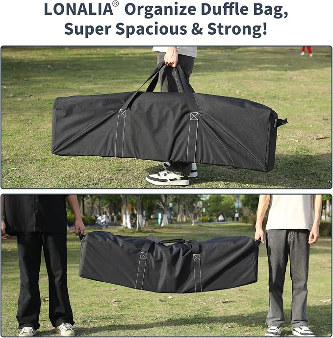 52 Inch Large Duffle Bag for Travel Camping - 180L Extra Large Heavy Duty - Image 4