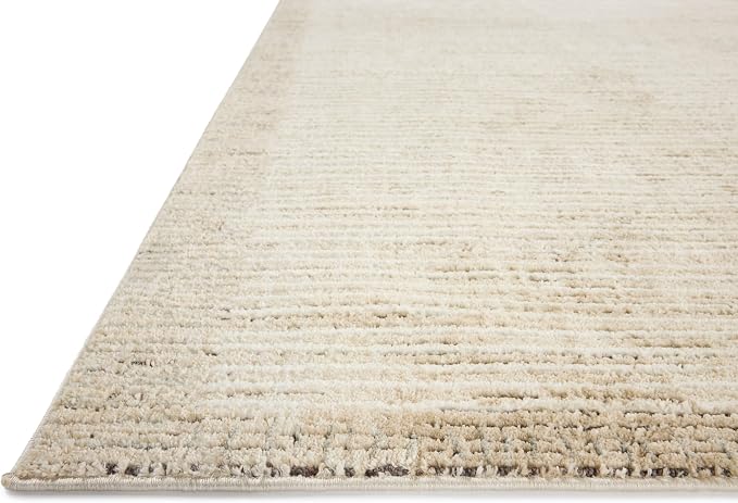 Loloi Jeremiah Brent Bleecker Collection BLE-02 Sand/Charcoal 4'-0" x 6'-0" - Image 6
