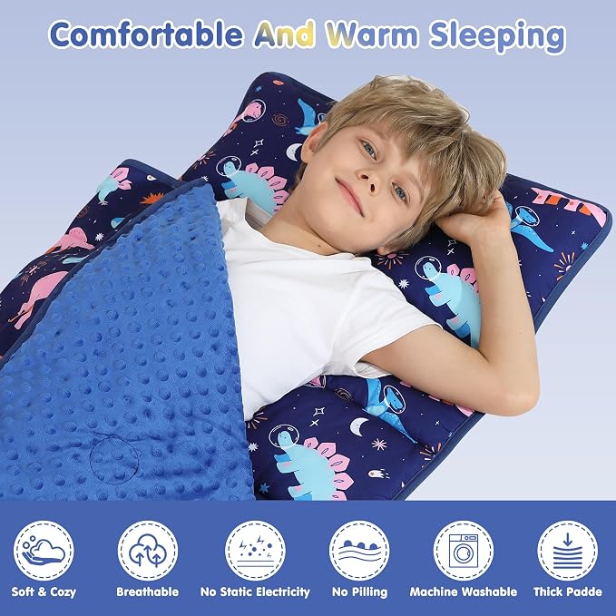 Viviland Toddler Kid Nap Mat for Preschool, Slumber Bag - Image 6