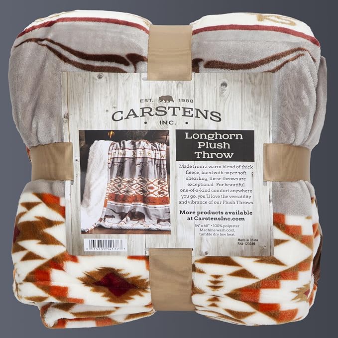 CARSTENS, INC. Ultra Premium Super Soft Plush Sherpa Fleece Oversized Throw - Image 5