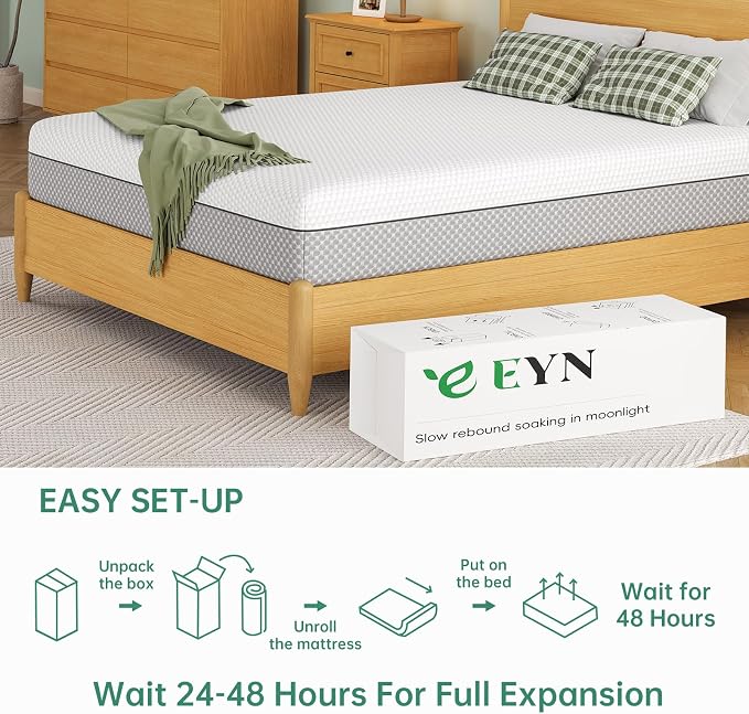 Memory Foam Mattress Cooling Gel Size Matress in A Box Bed Frame Pressure - Image 7