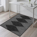 Office Chair Mat for Hardwood Floors, Durable 36"x55" Low-Pile Bohemian Stripe by FURKIT
