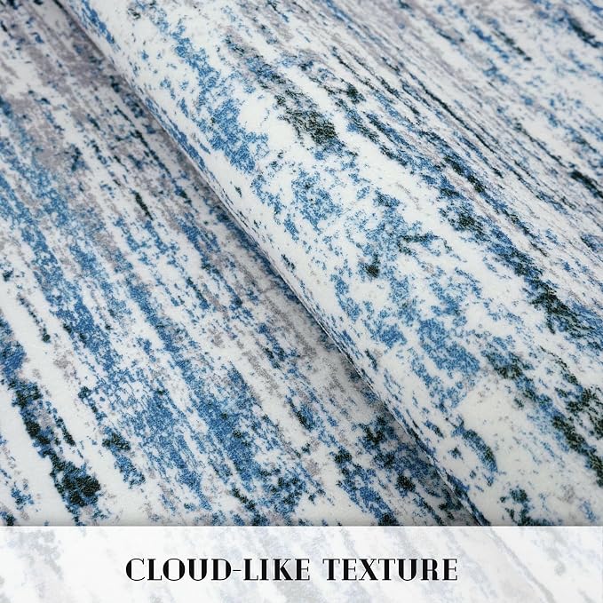 Modern Abstract Entryway Rug Indoor 2x3 Washable Rug Non-Slip Soft Small Area - Image 8