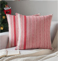 Christmas Pillow Covers 20x20 Inch Set of 2, Farmhouse Boho Christmas by Cethom