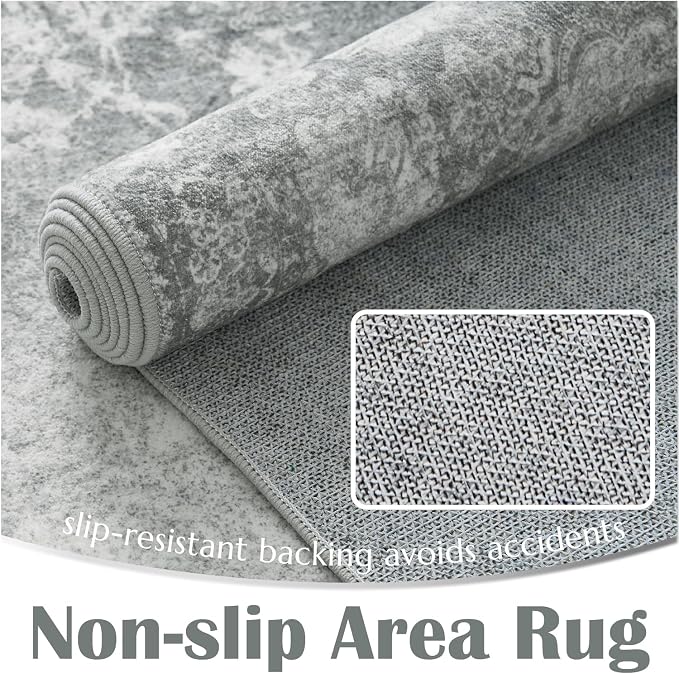 jinchan Washable Area Rug 6x9 for Living Room - Image 8