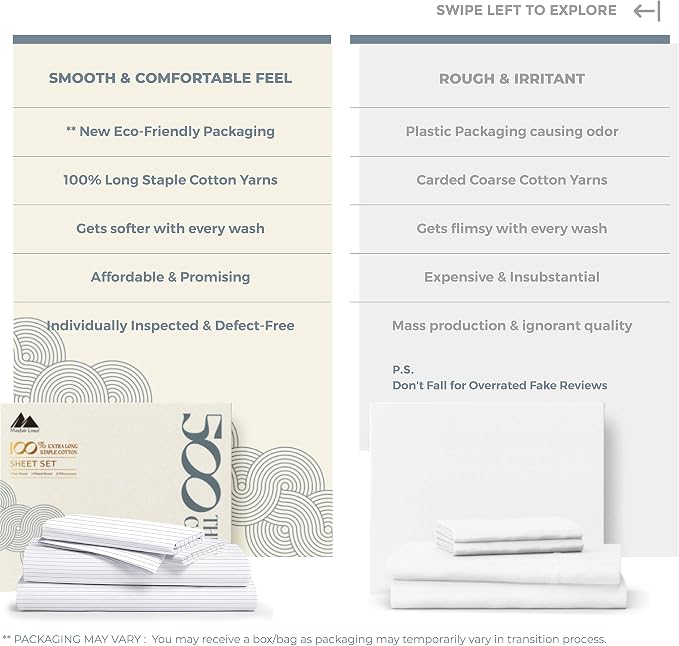 Mayfair Linen 100% Cotton Printed Bed Sheets Twin Size Set - Image 2