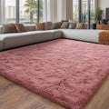 Soft Shaggy for Bedrooms, Fluffy Rugs for Living Room, Blush Area Rug, Cozy by Isdook