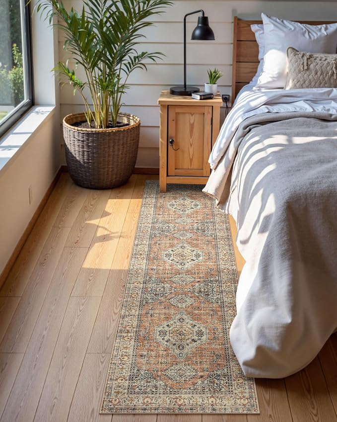 Lahome Oriental Washable Kitchen Runner Rug Non Slip, 2x8 Runners - Image 4