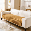 Faux Fur Couch Cover Fuzzy Soft Plush Thick Bubble Sofa Cover Luxury Sectional by Huierxun